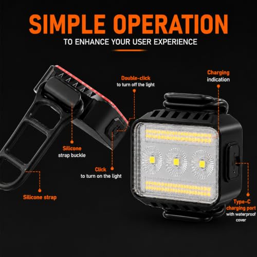 Rechargeable Bike Light Set