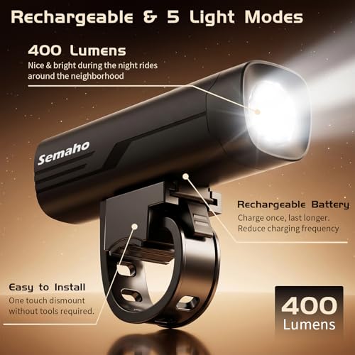 Rechargeable Bike Light Set