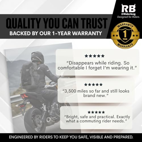 Reflective Motorcycle Backpack