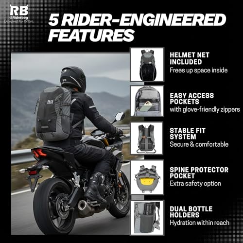 Reflective Motorcycle Backpack