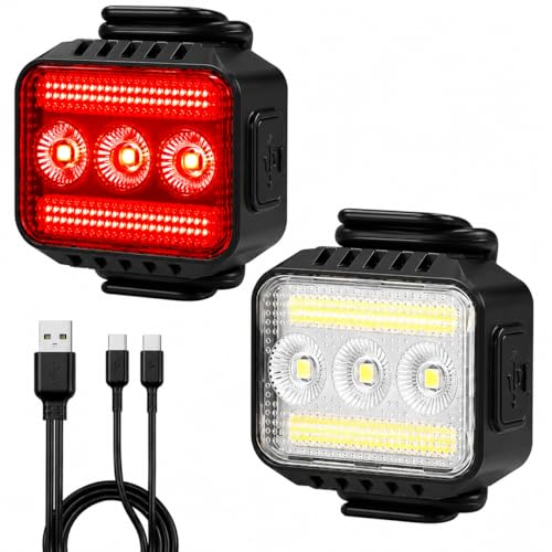 Rechargeable Bike Light Set