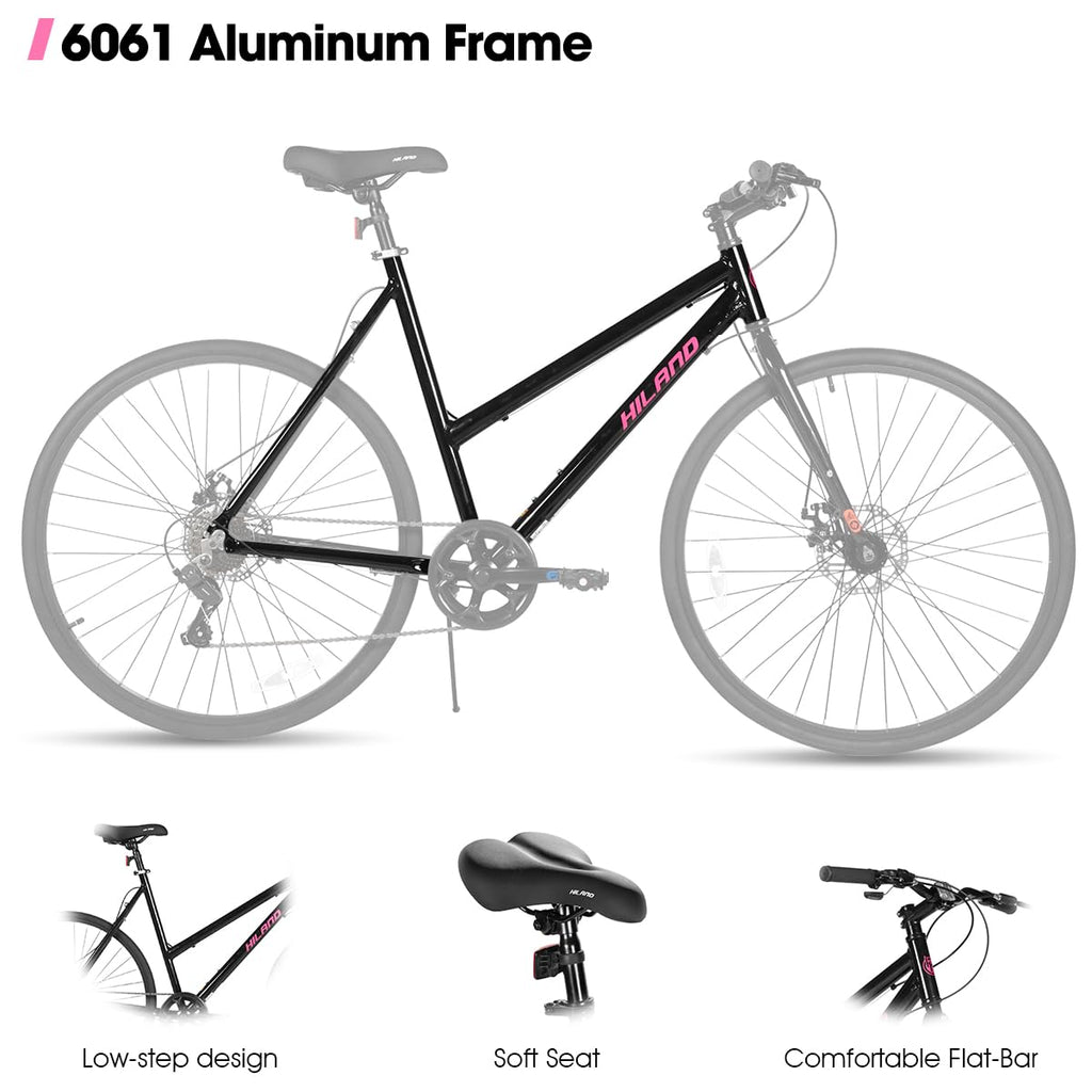 7-Speed Hybrid Commuter Bike