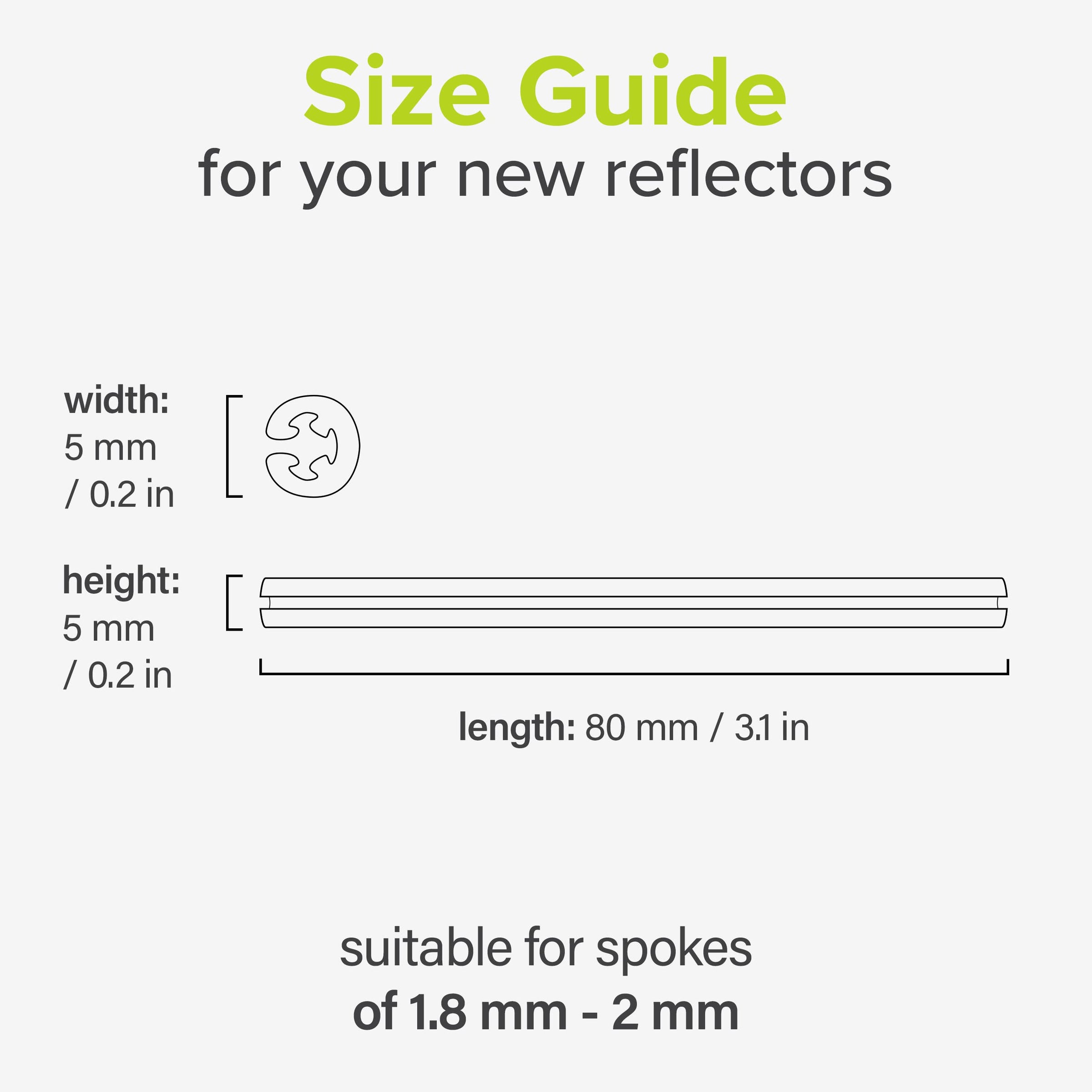 Bike Spoke Reflectors