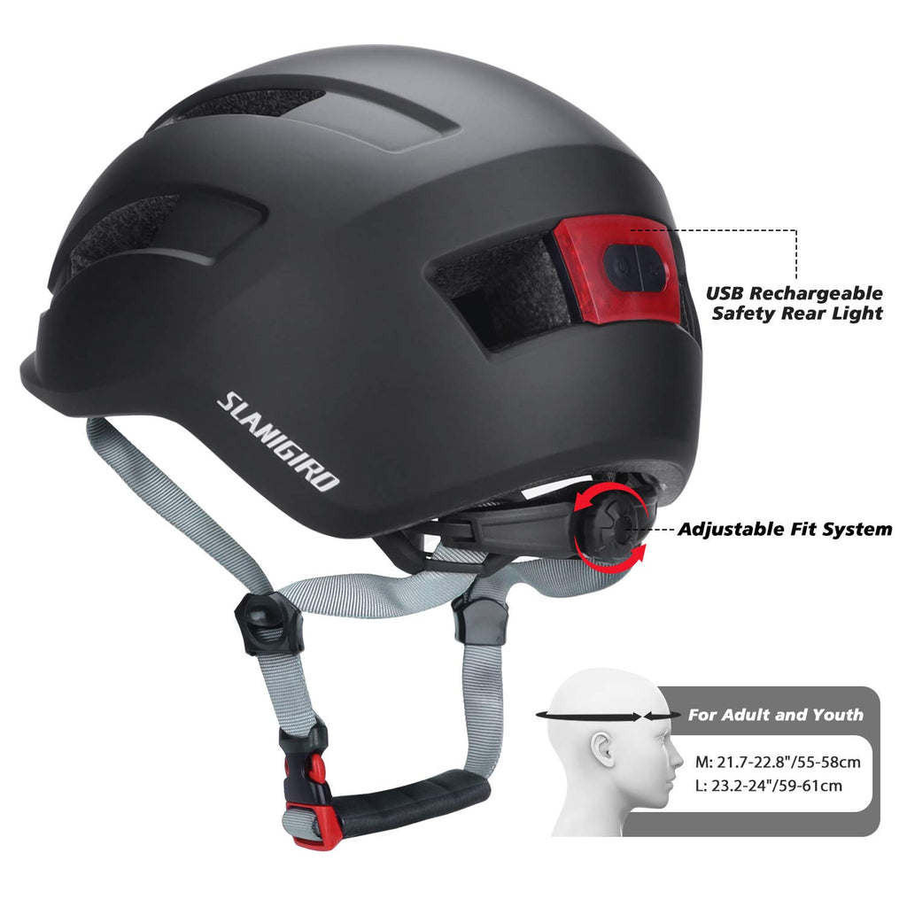 Urban Bike Helmet with Taillight