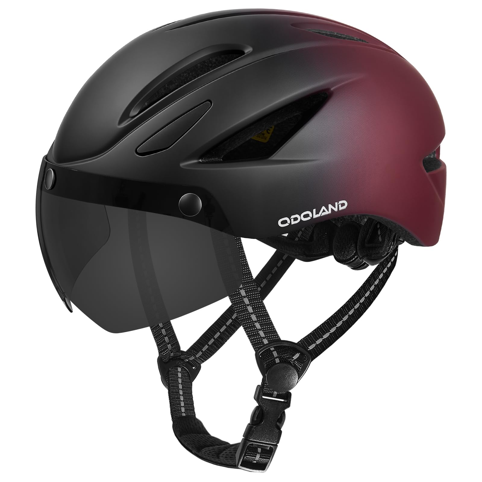 Bike Helmet with Magnetic Visor