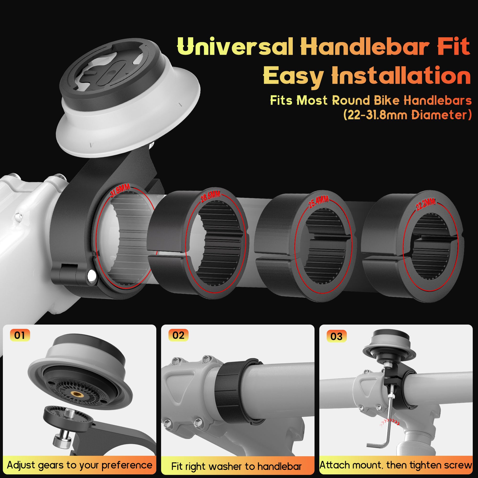 Aluminum Bike GPS Mount