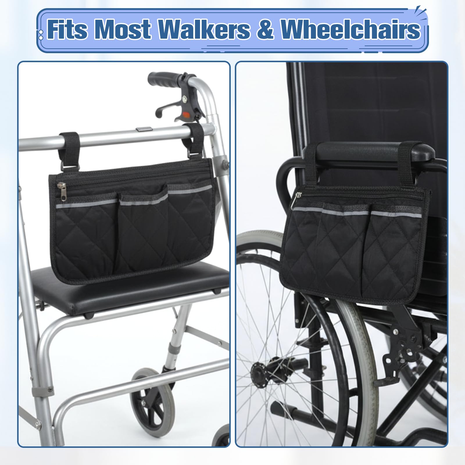 Wheelchair Side Storage Bag