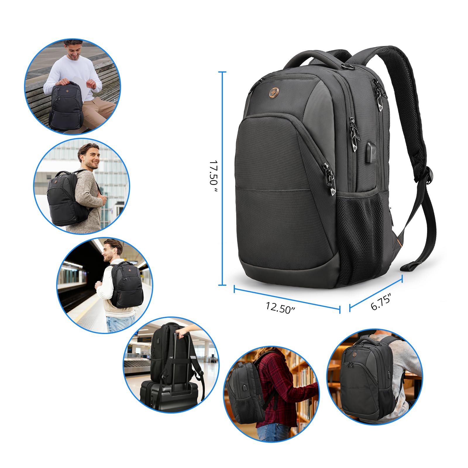 16" Travel Laptop Backpack