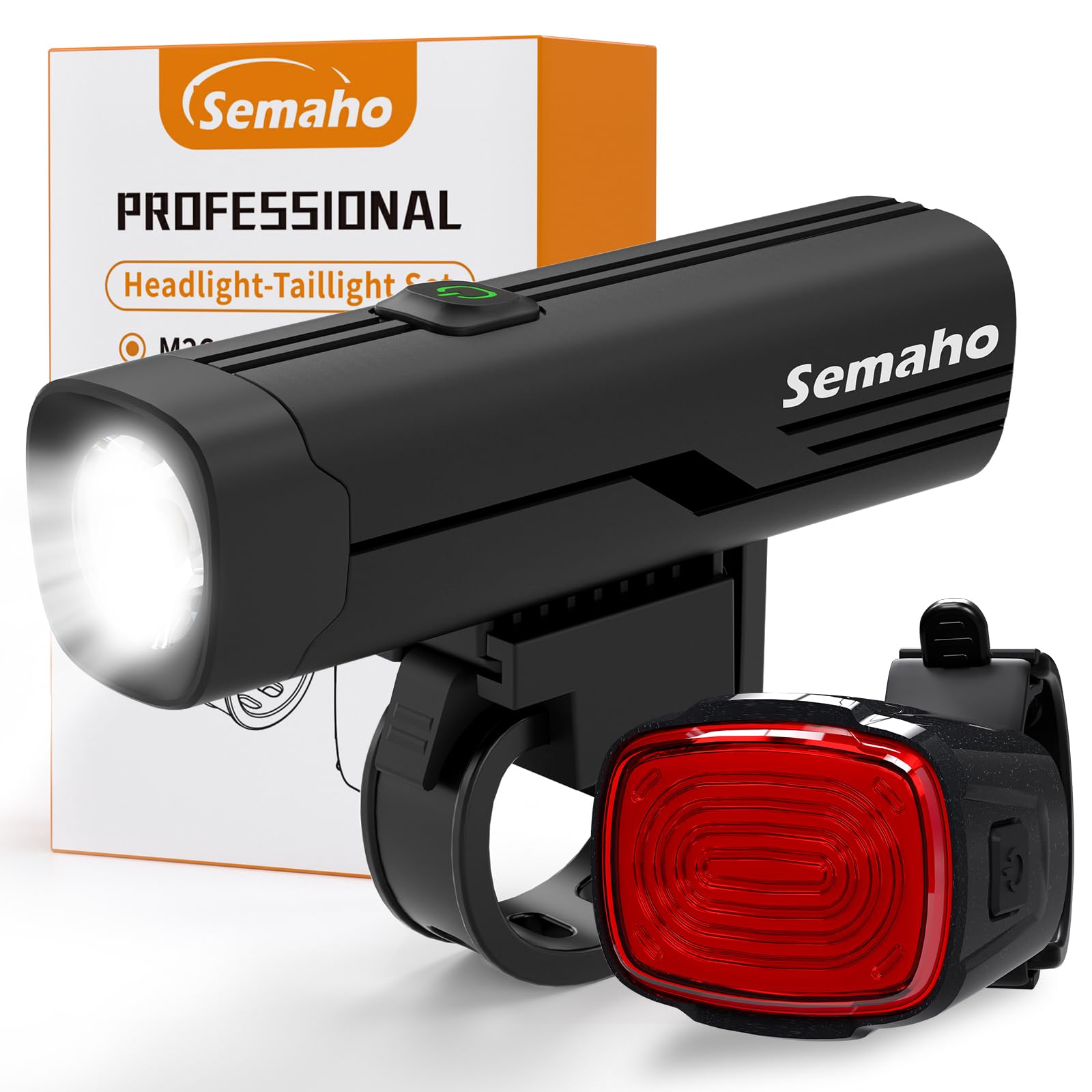 Rechargeable Bike Light Set