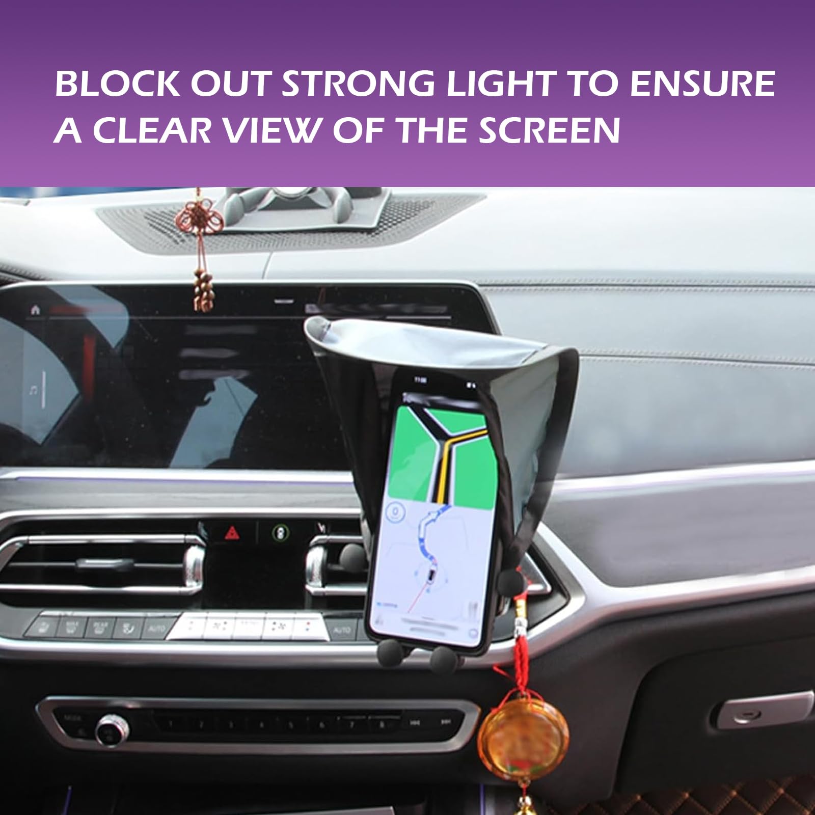 Foldable Phone Sun Shade