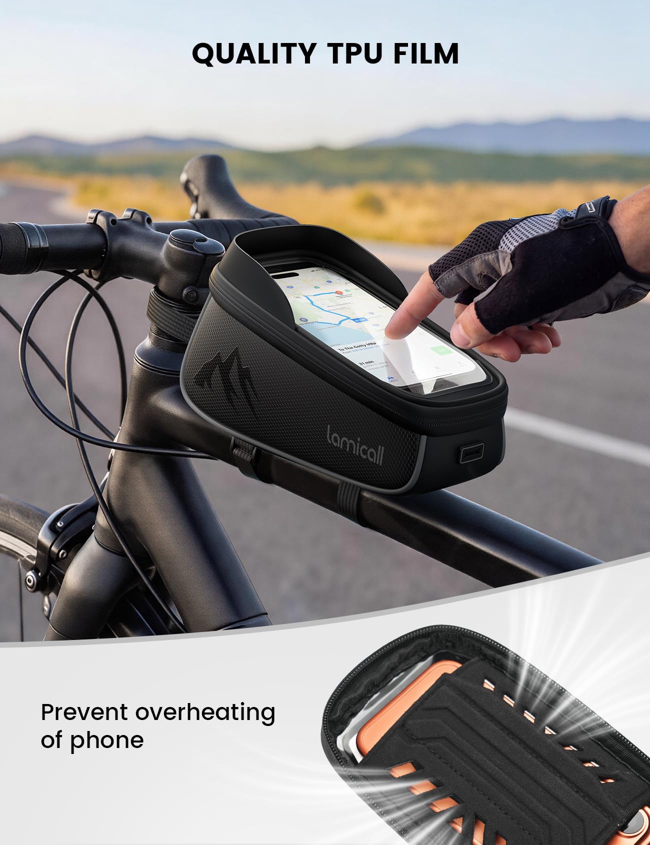 Waterproof Bike Frame Bag