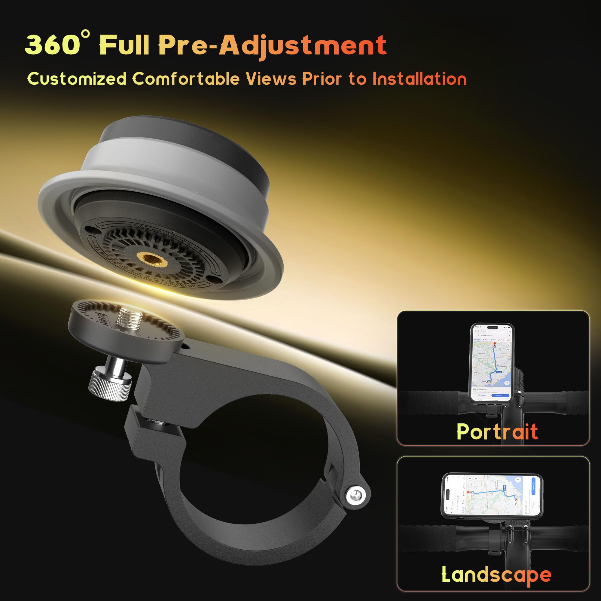 Aluminum Bike GPS Mount