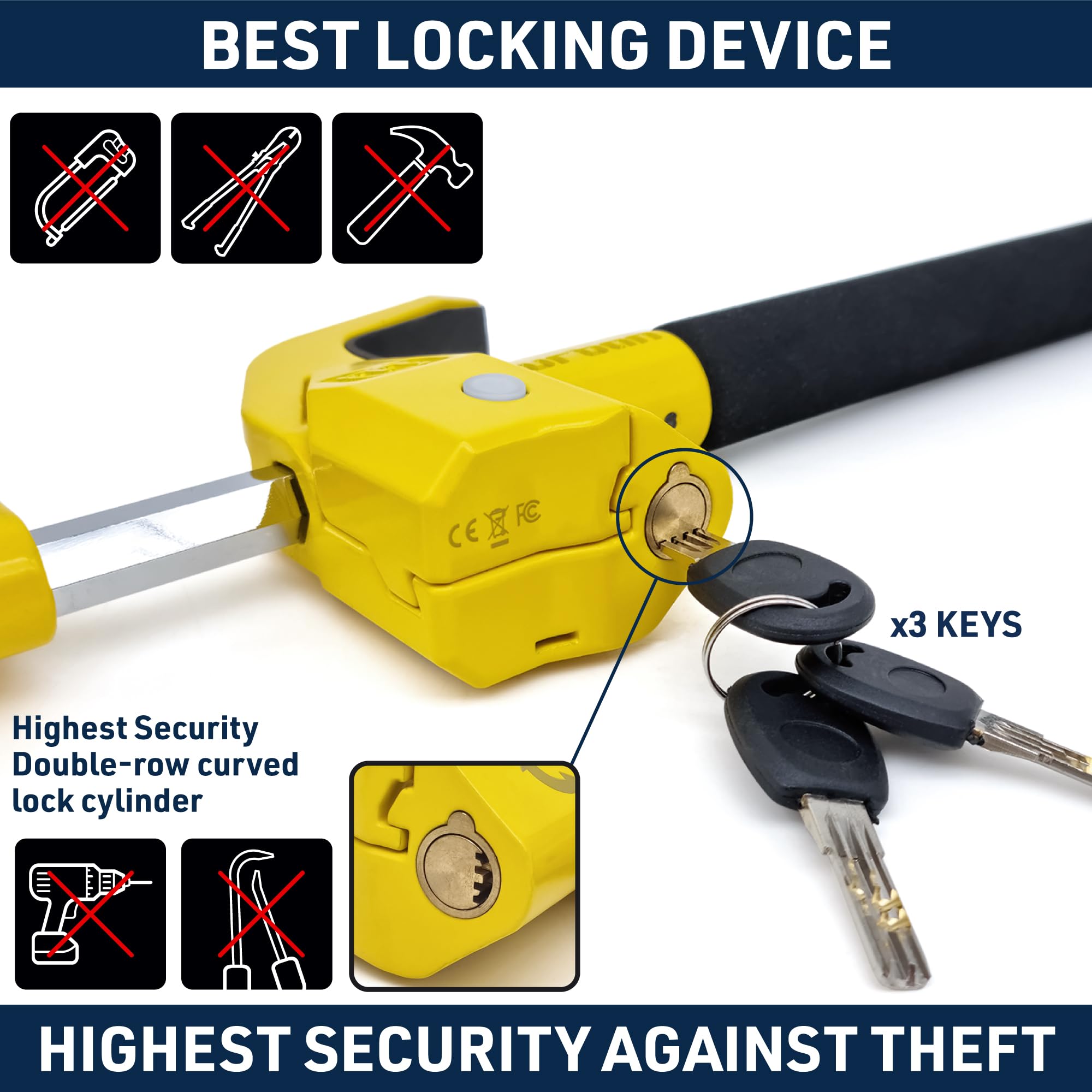 Steering Wheel Lock Alarm