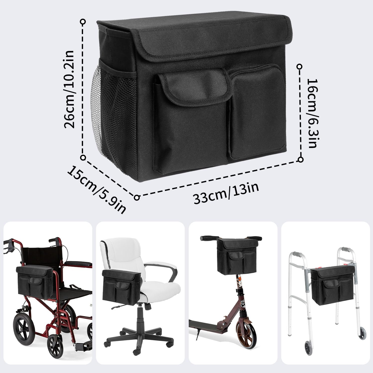 Mobility Scooter Organizer Bag