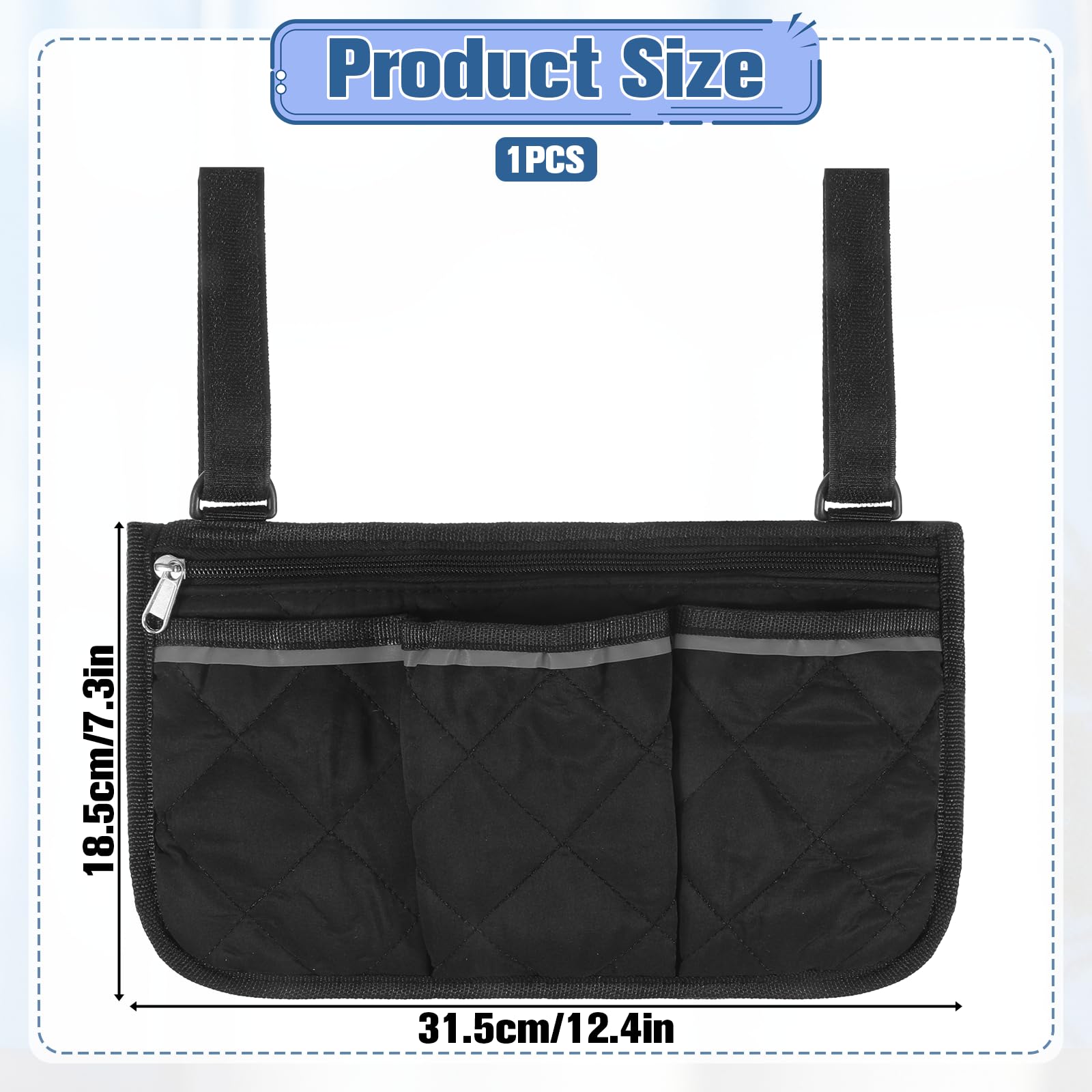 Wheelchair Side Storage Bag