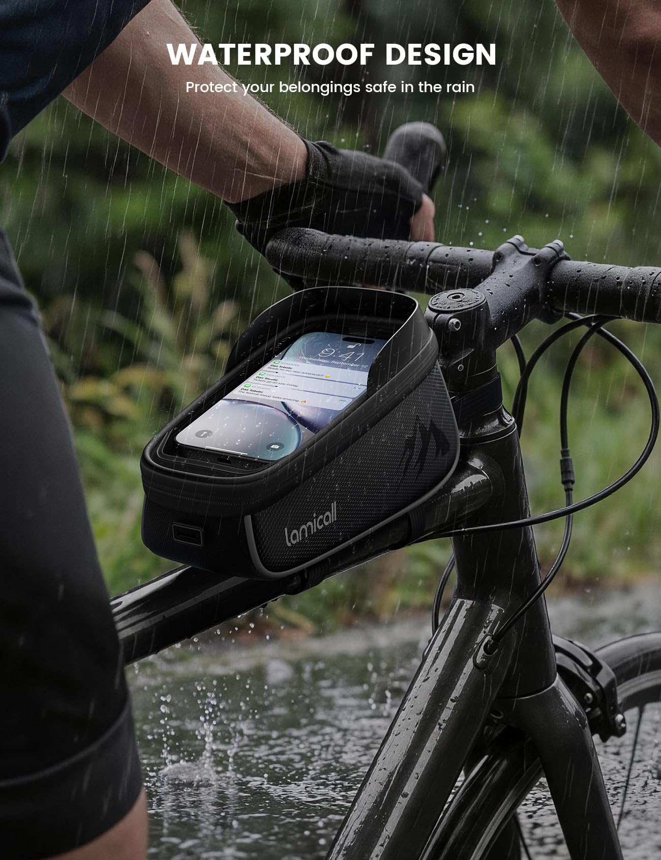 Waterproof Bike Frame Bag