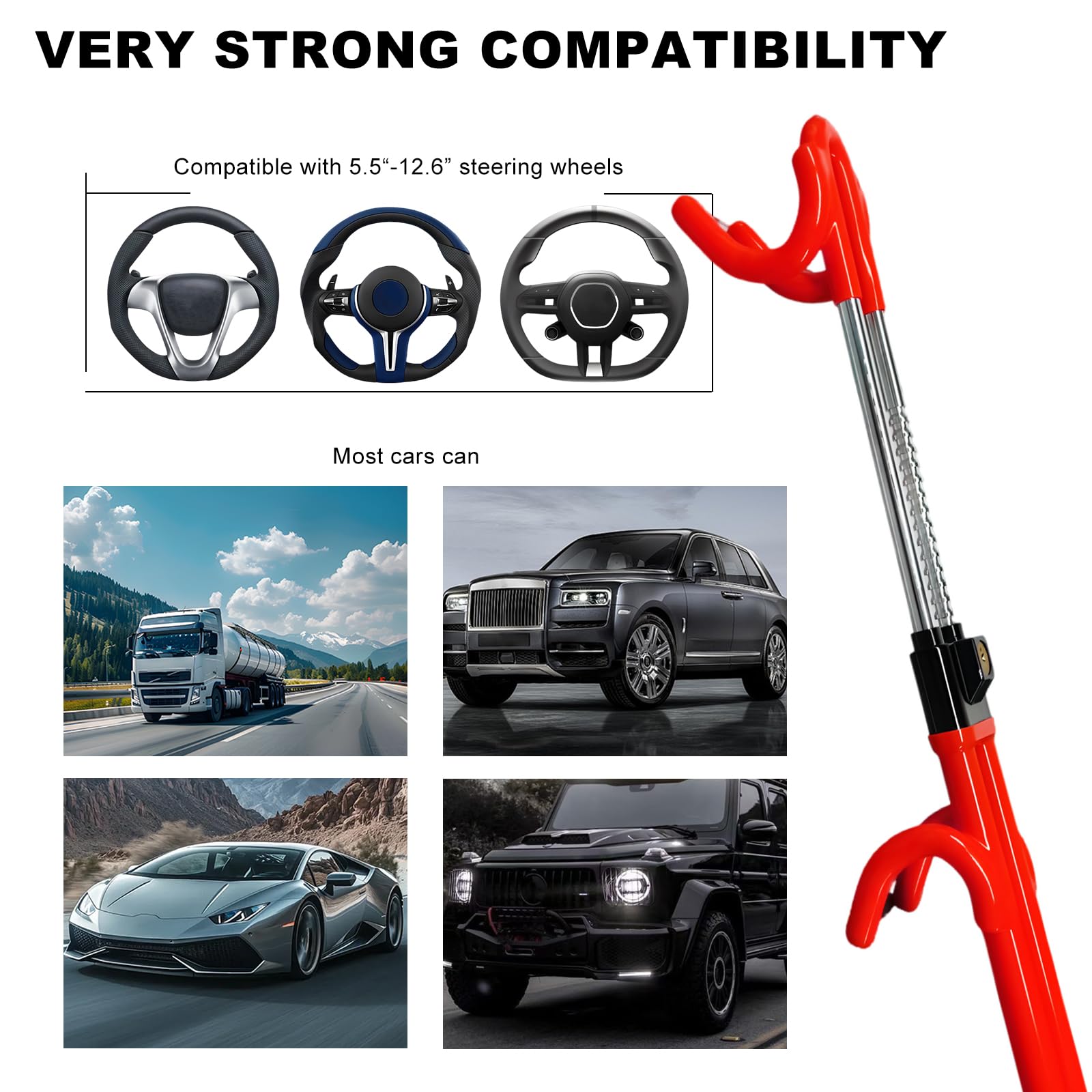 Heavy Duty Steering Wheel Lock
