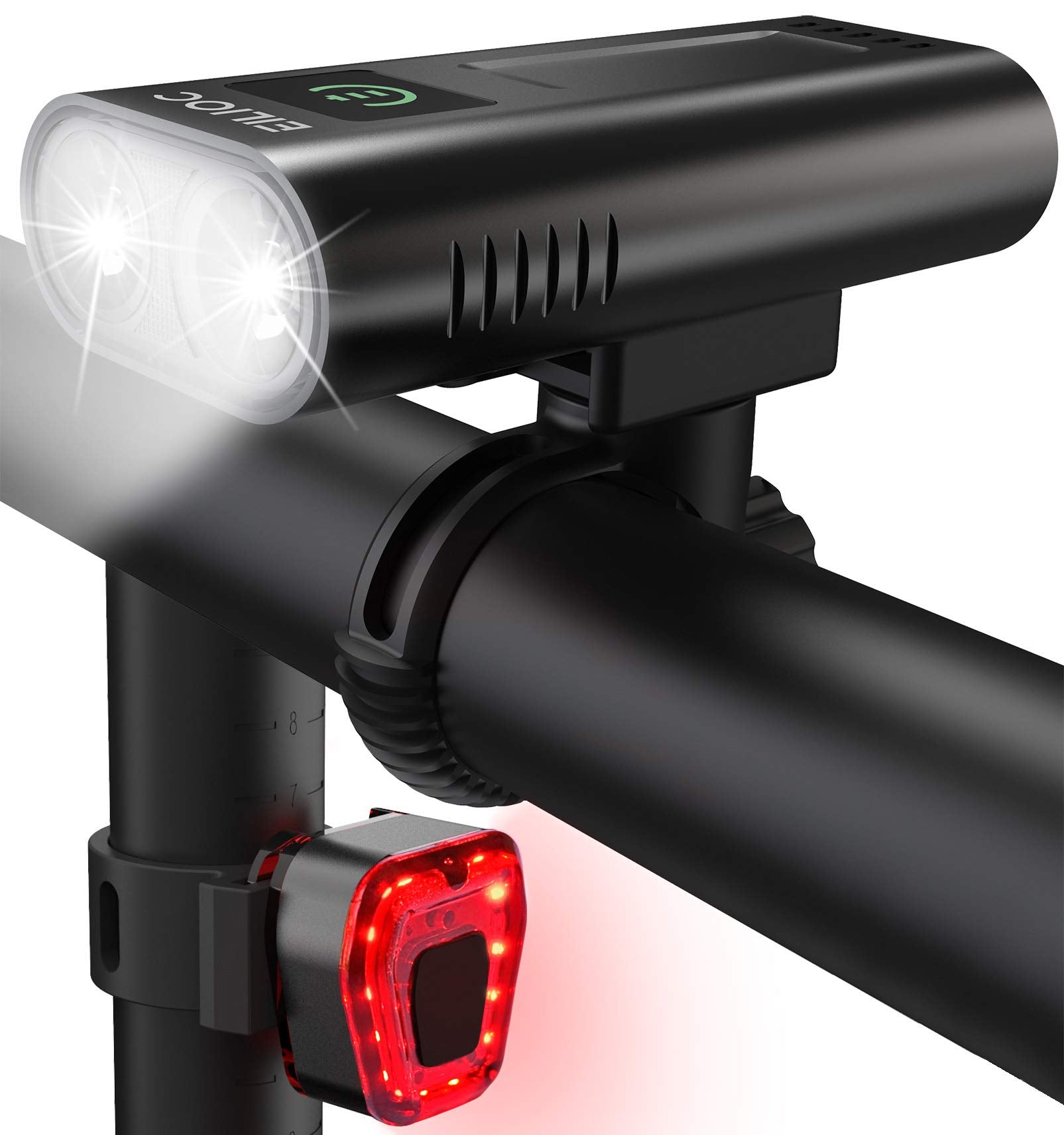 1200LM Rechargeable Bike Light Set