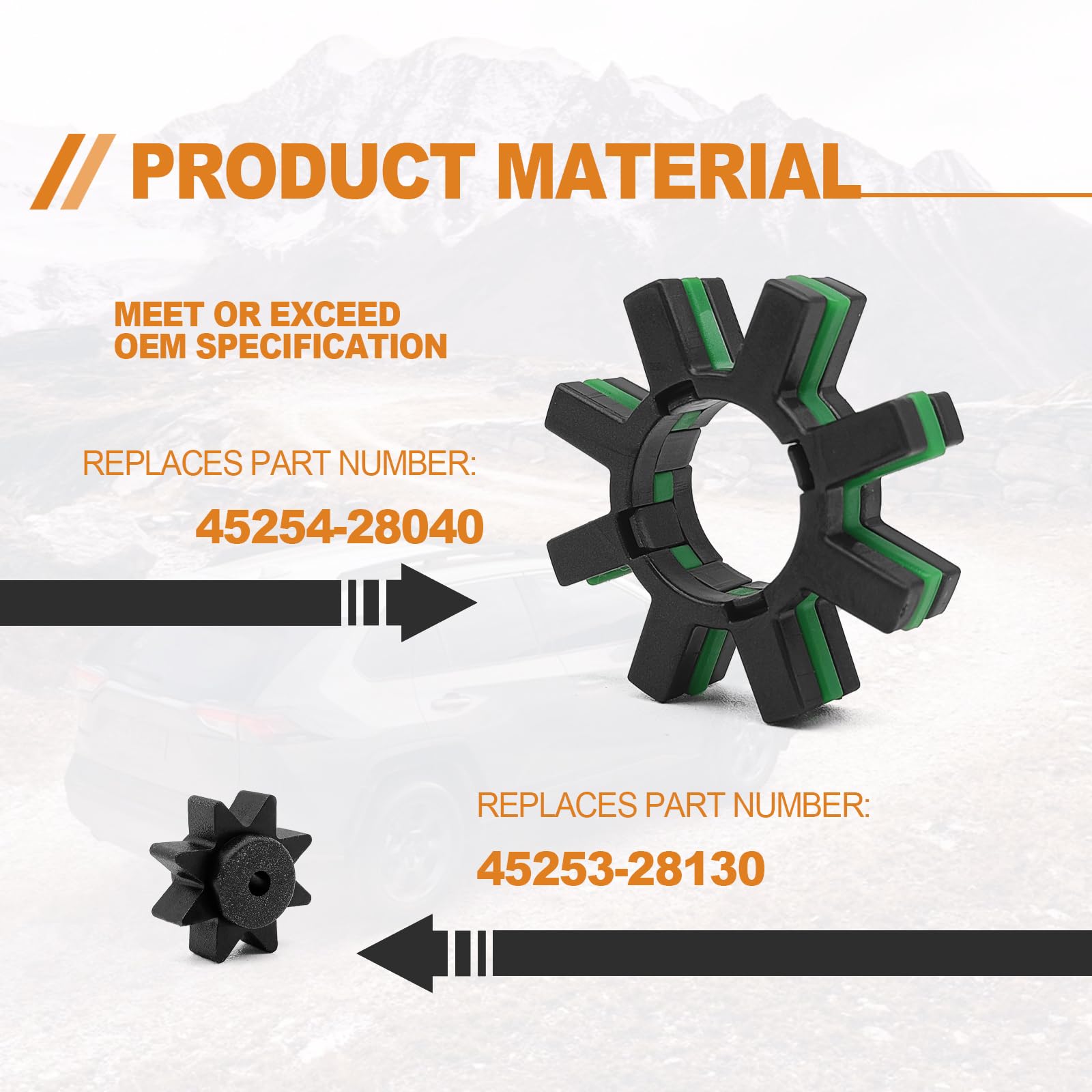 Power Steering Motor Shaft Kit