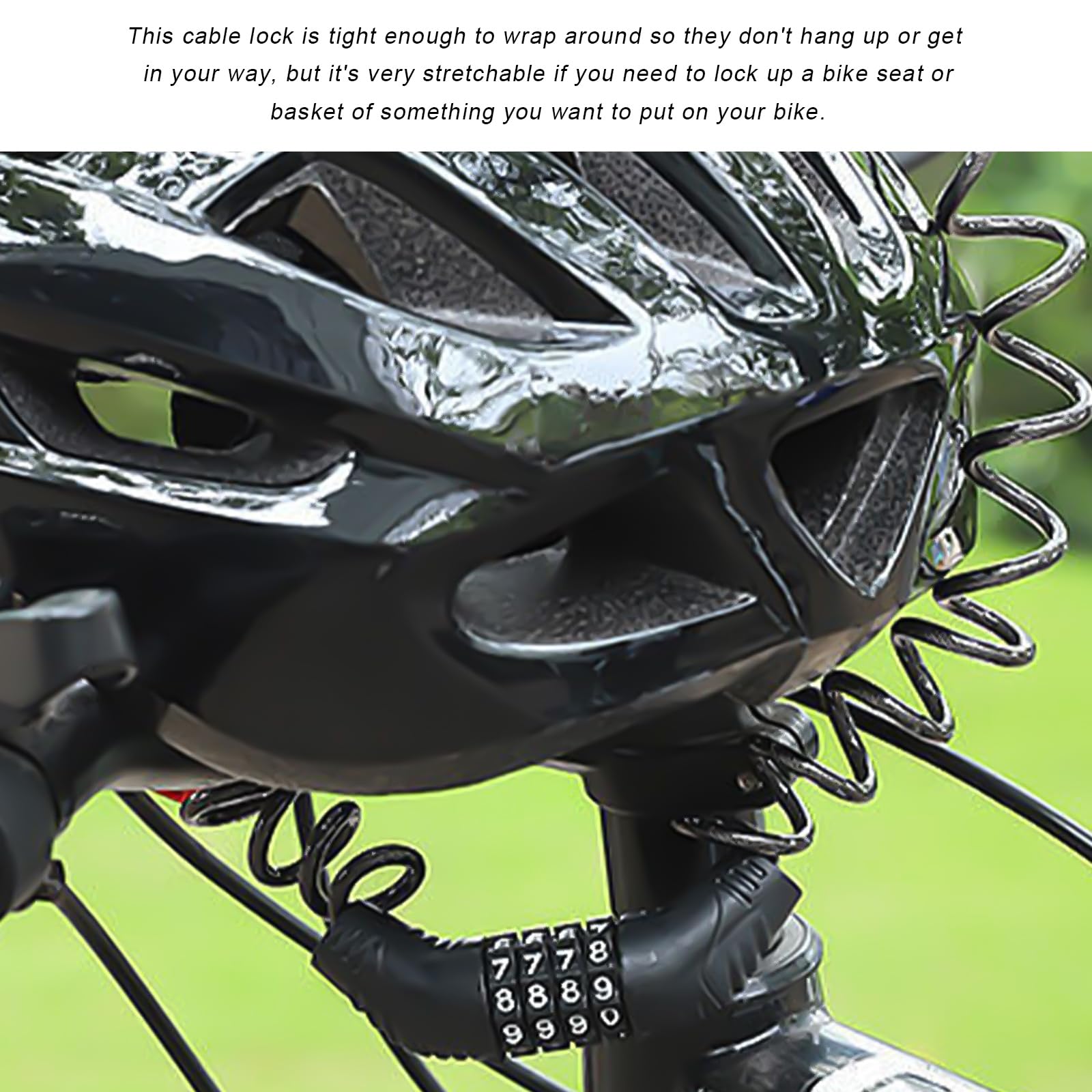 Retractable Helmet Cable Lock