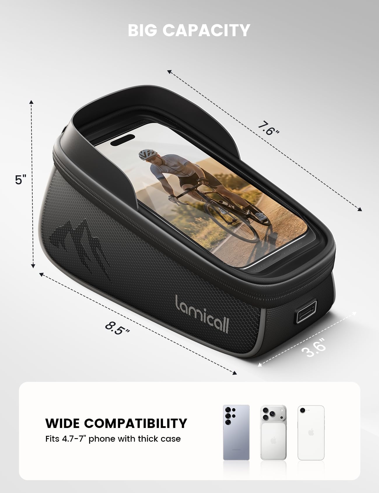 Waterproof Bike Frame Bag