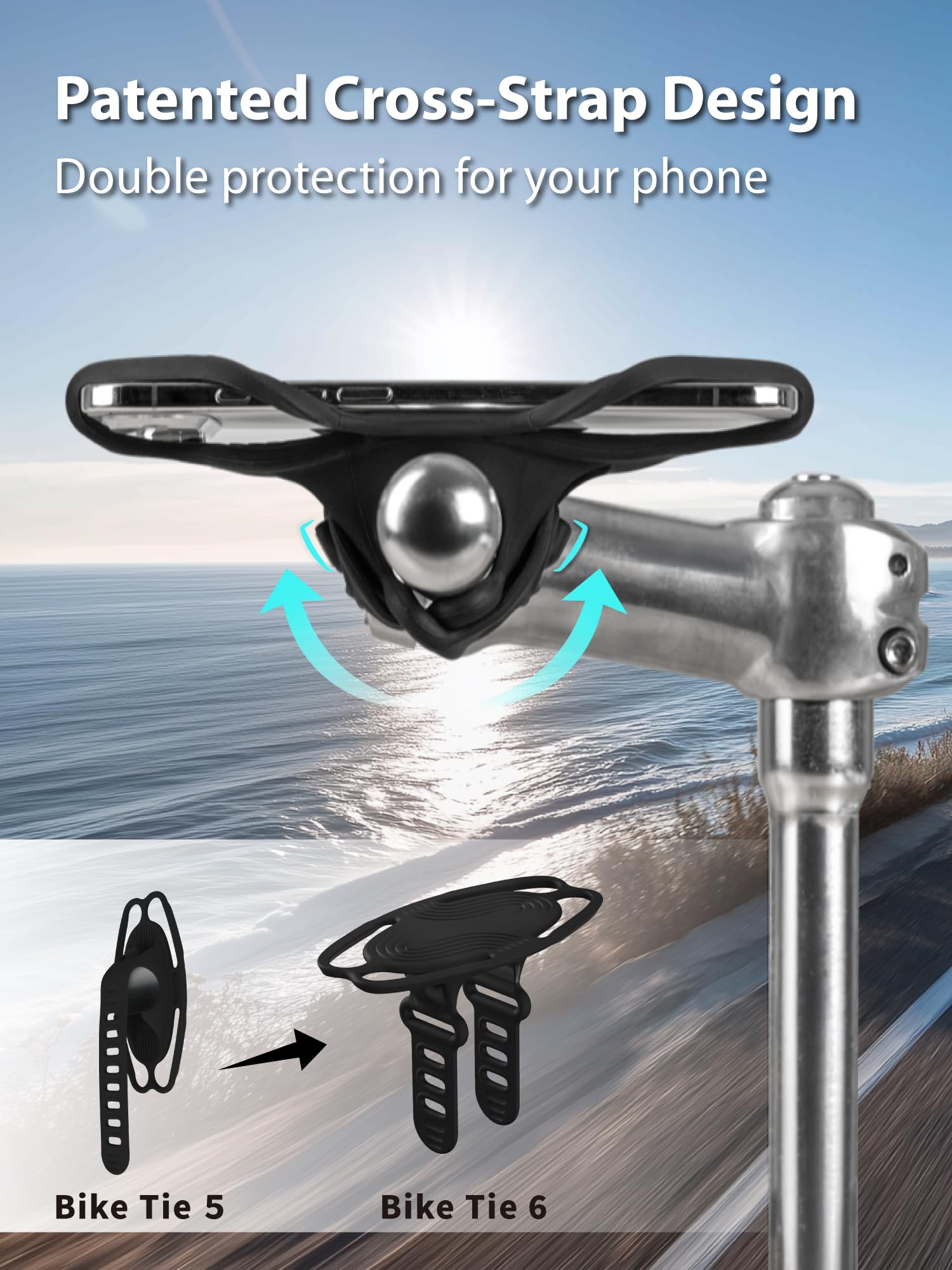 Silicone Bike Phone Mount