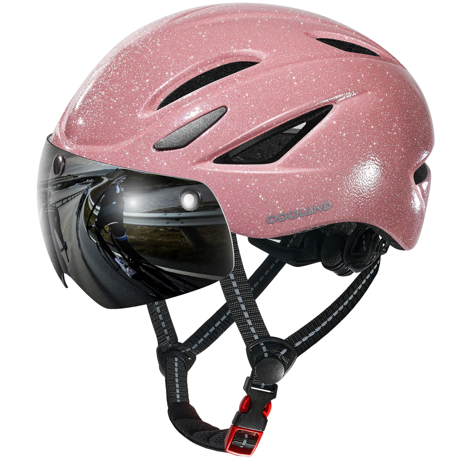 Bike Helmet with Magnetic Visor