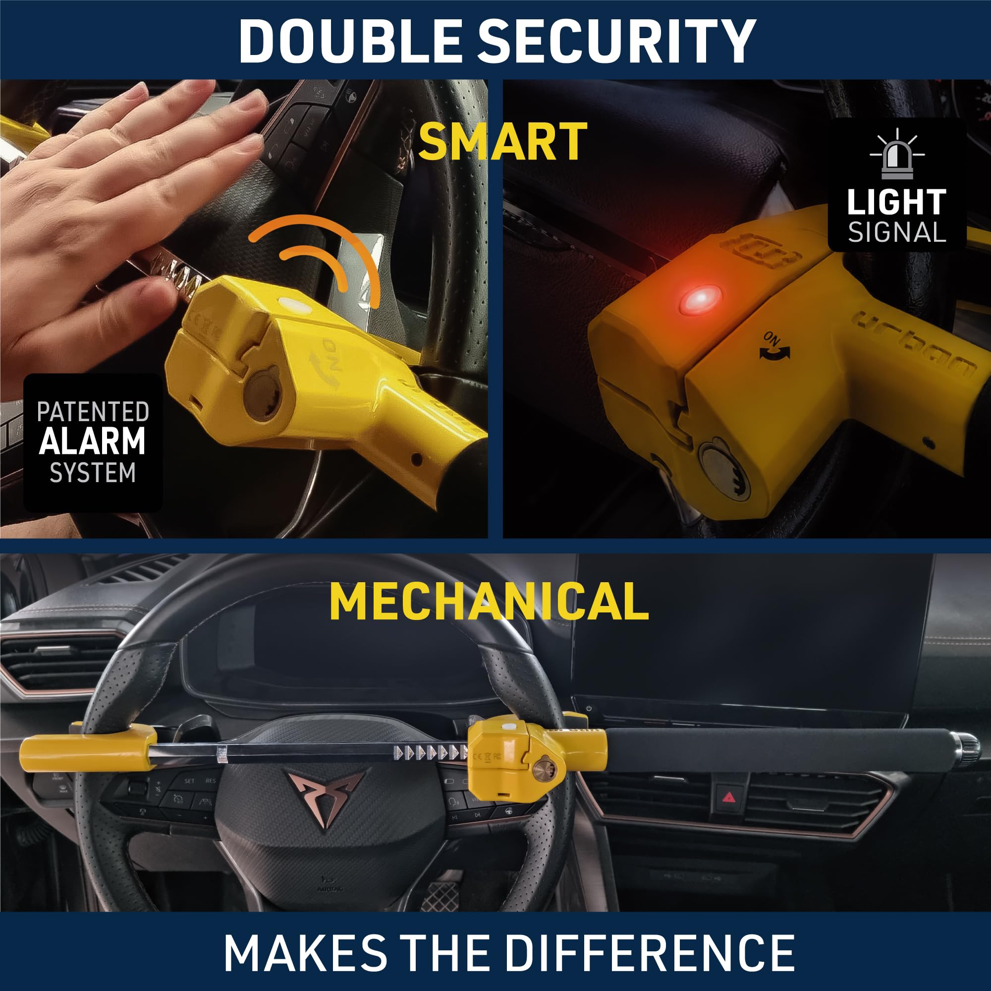 Steering Wheel Lock Alarm