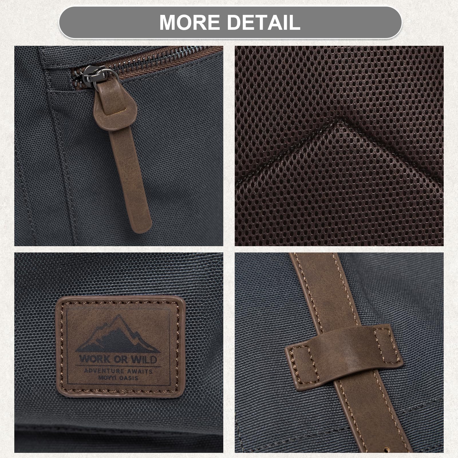 Vintage Canvas Laptop Backpack