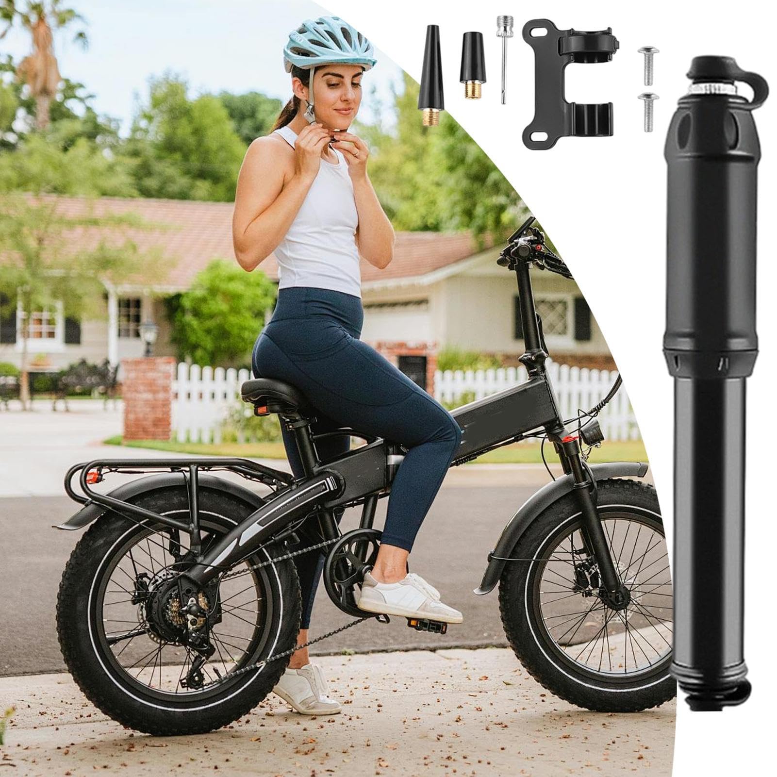 Compact Floor Bike Pump