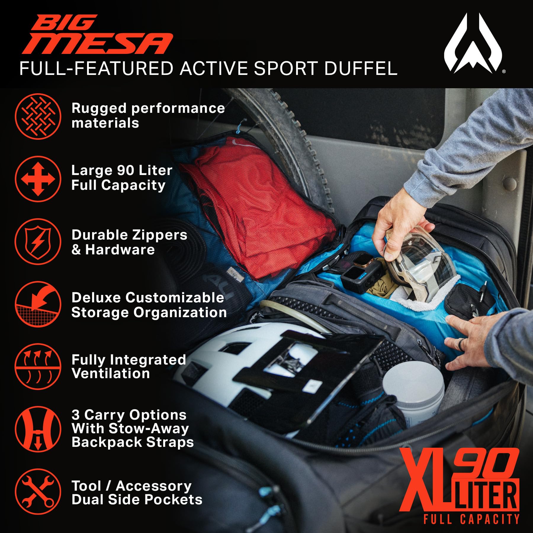 90L MTB Gear Bag