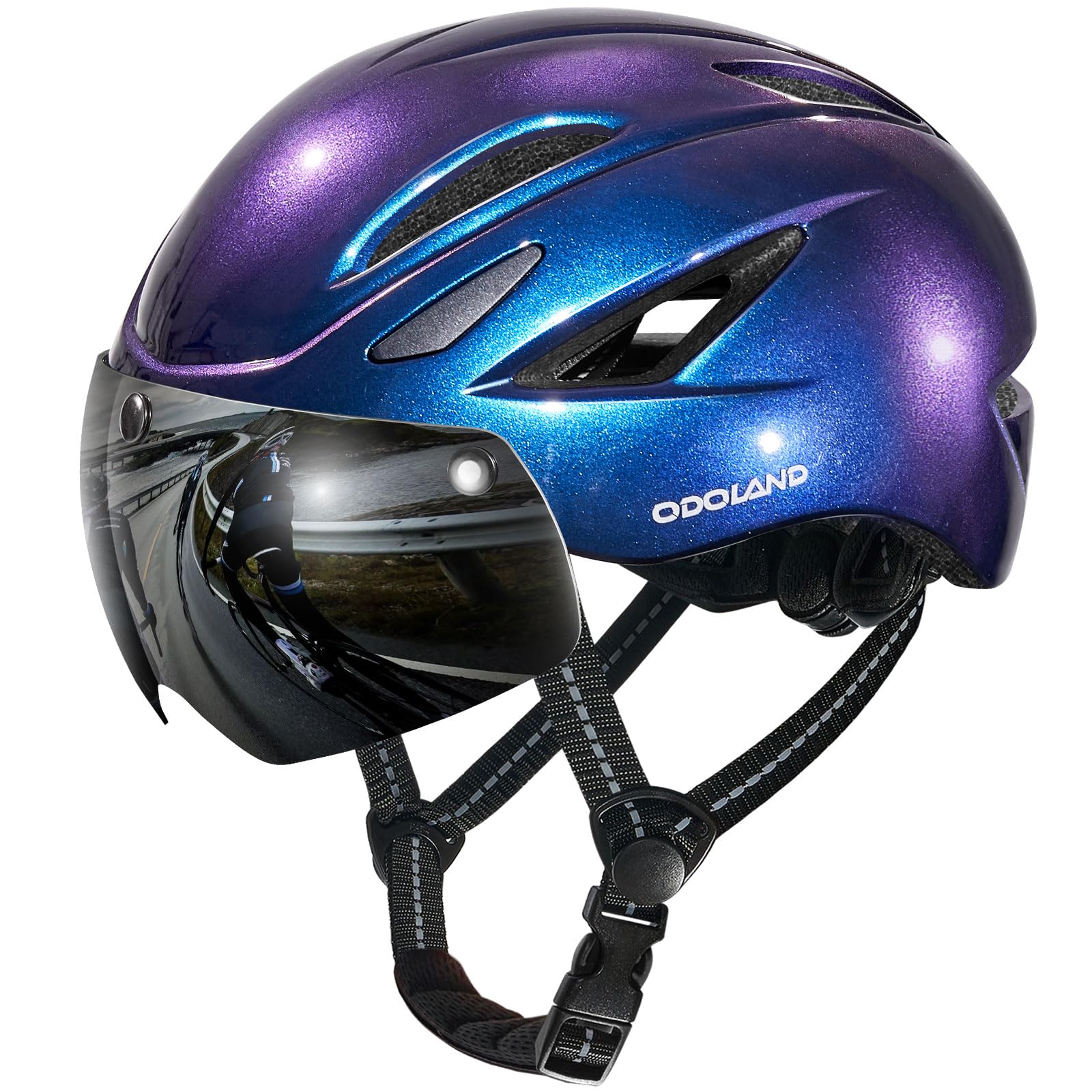 Bike Helmet with Magnetic Visor