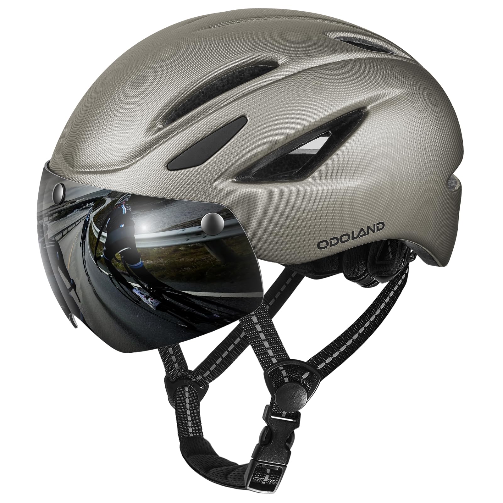 Bike Helmet with Magnetic Visor