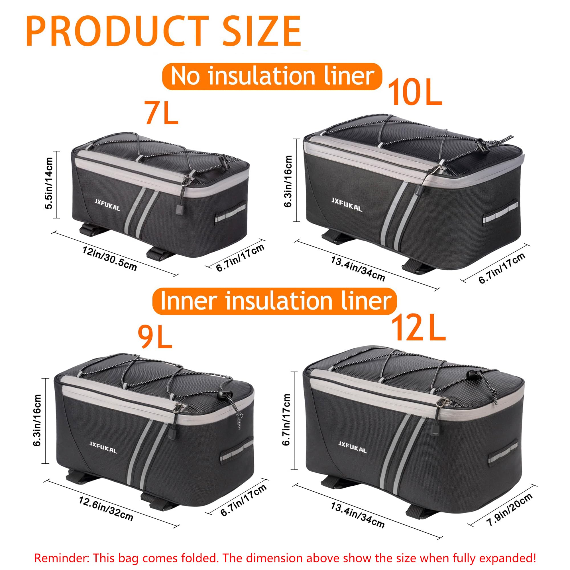 Waterproof Rear Rack Bag