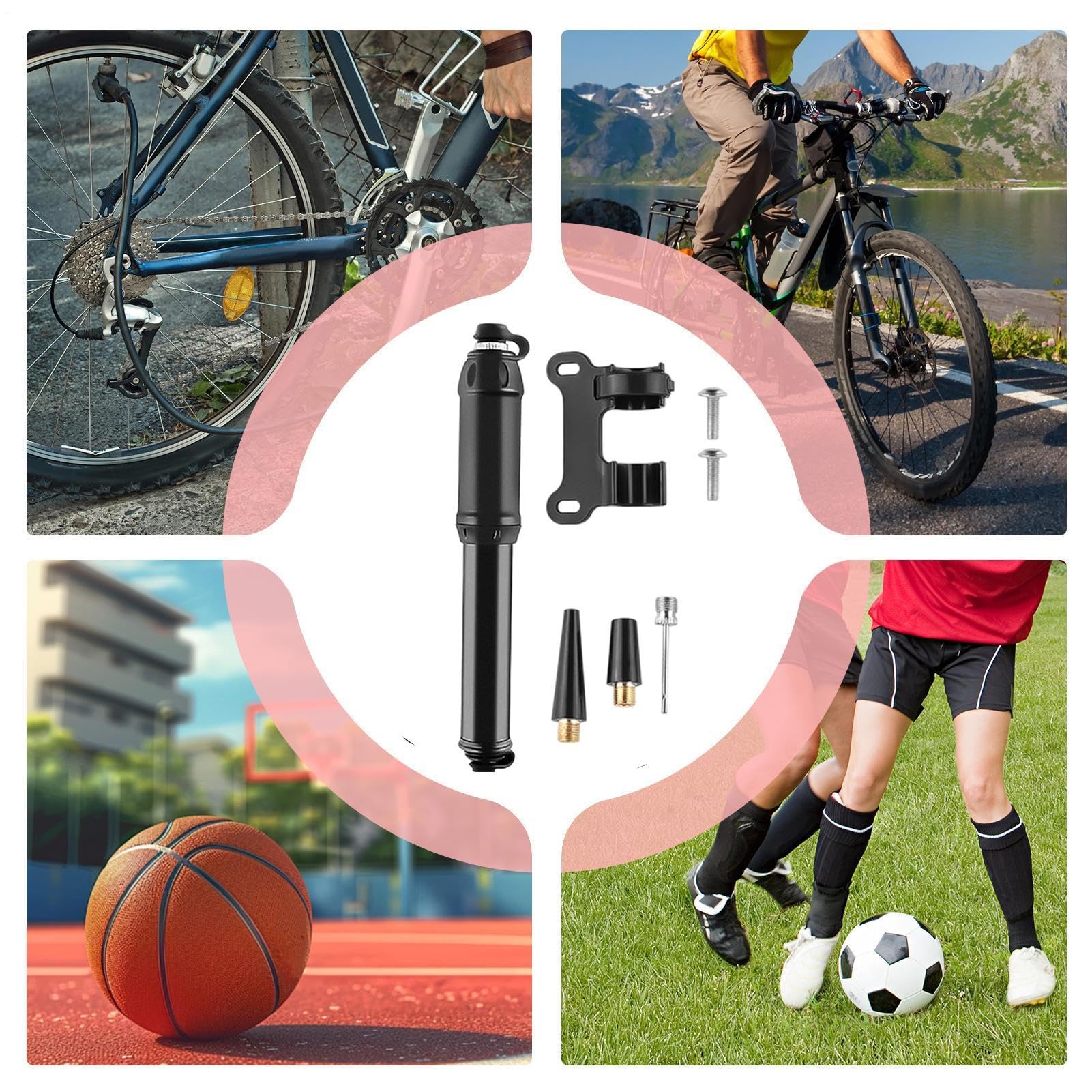 Compact Floor Bike Pump