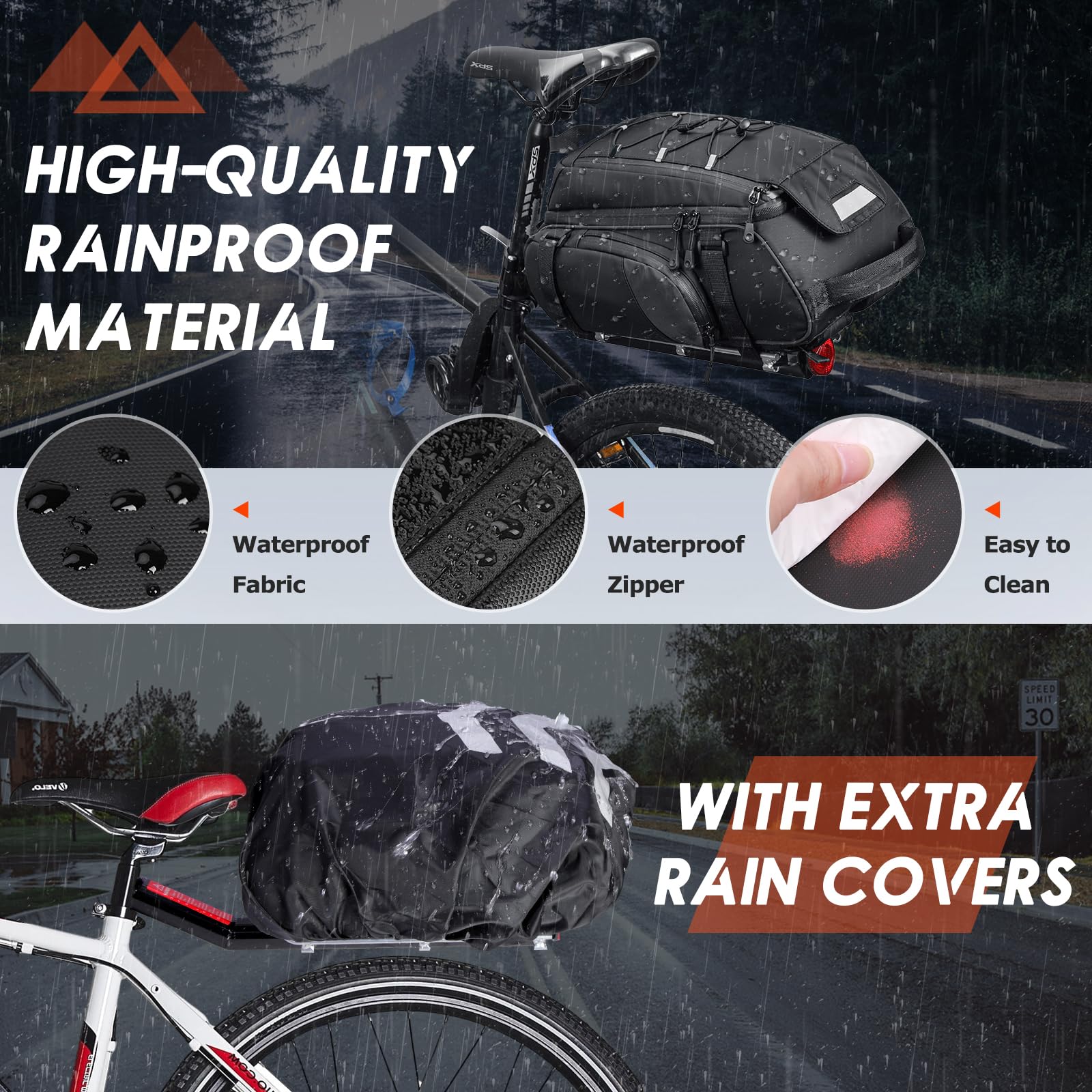 Waterproof Bike Rack Bag