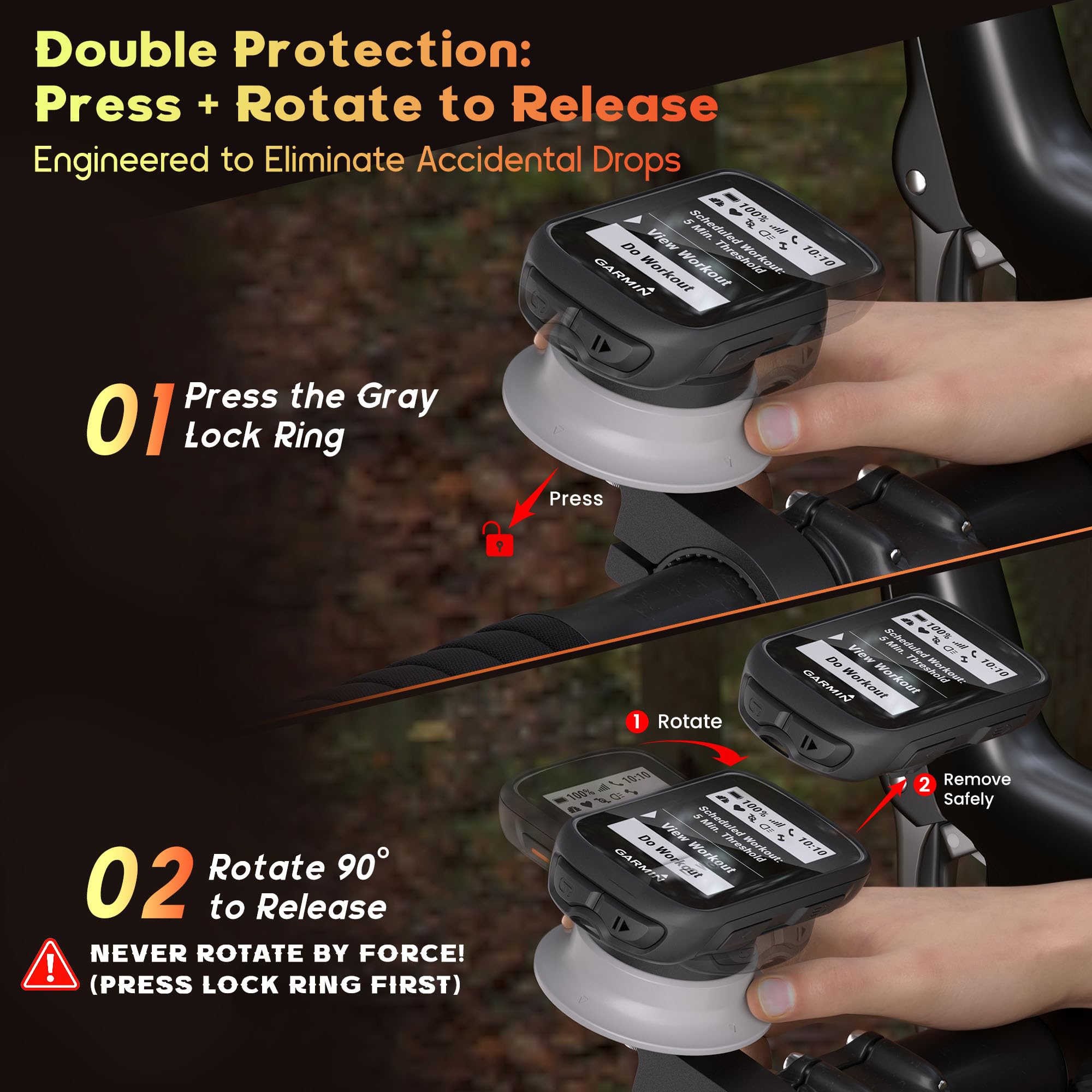 Aluminum Bike GPS Mount