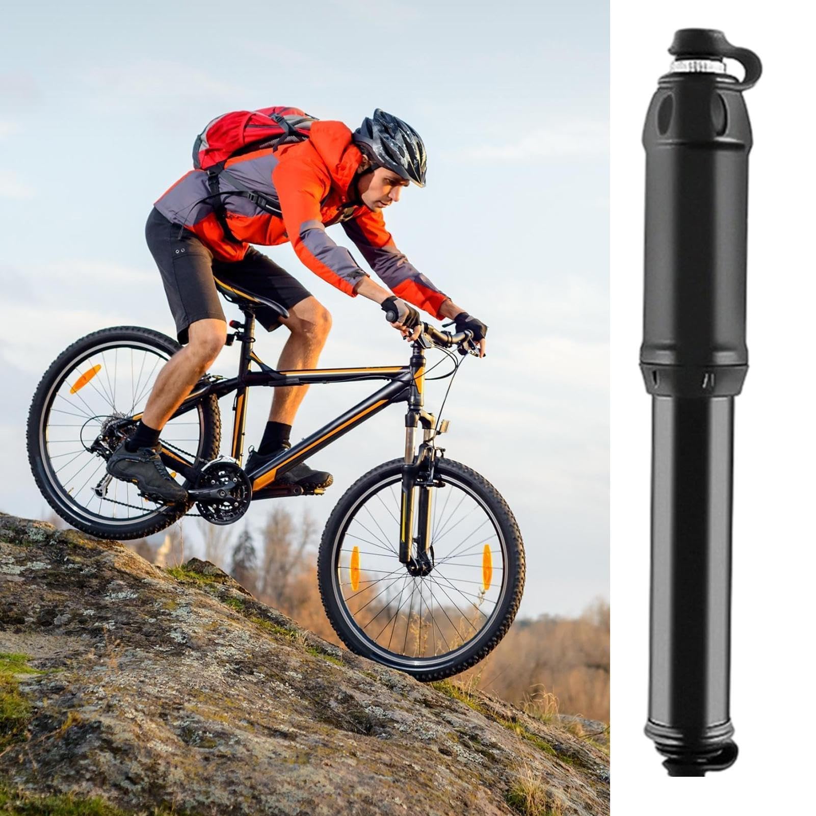 Compact Floor Bike Pump
